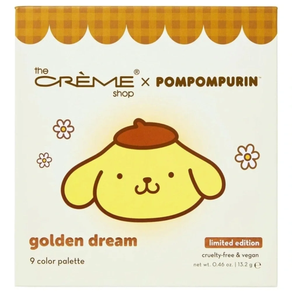 The Crème Shop x Pompompurin Golden Dream Eyeshadow Palette